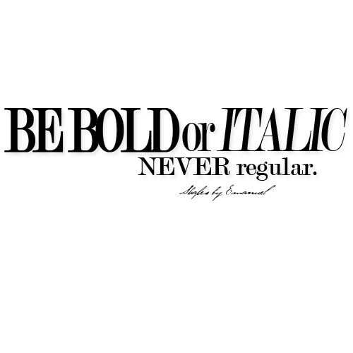 Beboldoritalic